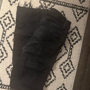 Paige faded Black Denim Jeans sz 23